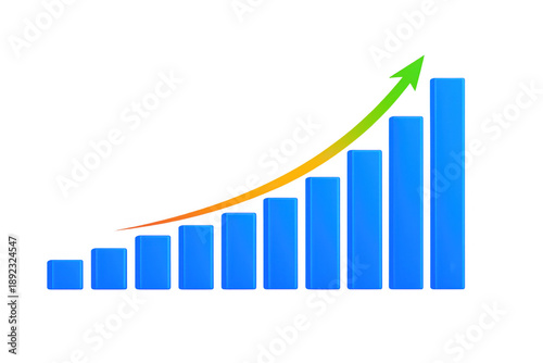 Growing bar chart representing business success, financial profit, data analysis, and economic progress increasing Free Download Growing bar chart representing business success, financial profit, data analysis, and economic progress increasing - GFXLoad