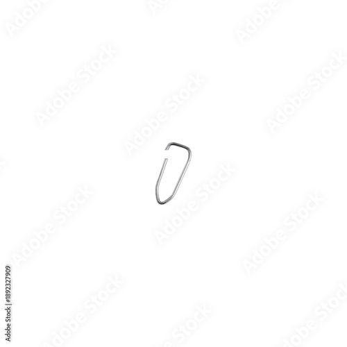 Silver Paper Clip in French Style
