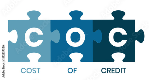 COB - Close of Business acronym. business concept background. vector illustration concept with keywords and icons. lettering illustration with icons for web banner, flyer, landing page