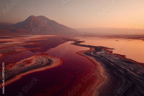 Lake Natron, Tanzania — Red Alkaline Waters and Extreme Natural Conditions