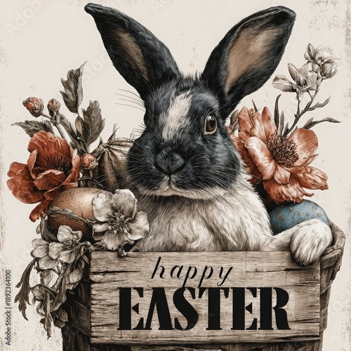 Greeting cards aesthetic vintage happy easter