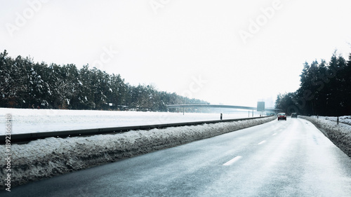 Trees have fallen in the forest due to snow, trees are lying on the roads, roads are closed, snow chaos in Germany, shoveling snow, snow in the forest, snow on the cars, snow in the village