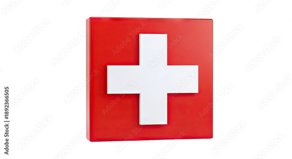 Obraz premium Swiss Flag Emblem
