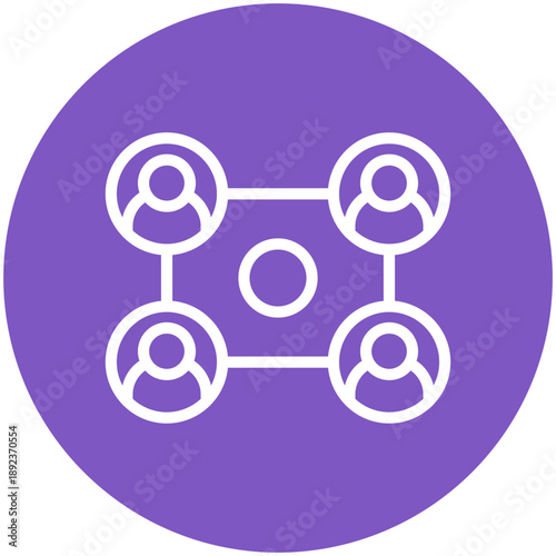 Peer to Peer Network Icon