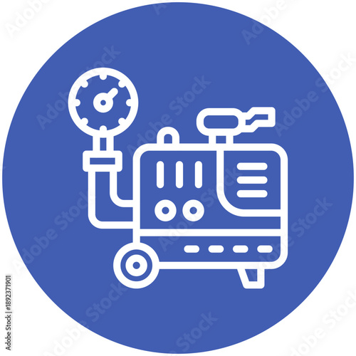 Compressed Air As A Service Icon