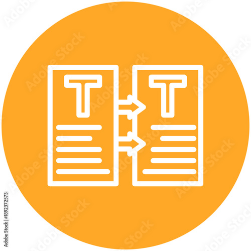 Sentence Length Icon