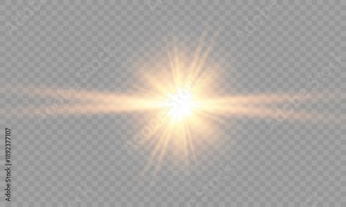 High-quality PNG lens flare effect with glowing light streaks and radiant highlights, perfect for adding cinematic lighting, reflections, photo enhancements, banners, and graphic designs