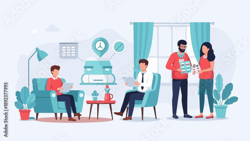 Digital health consultation, prescription delivery, and care