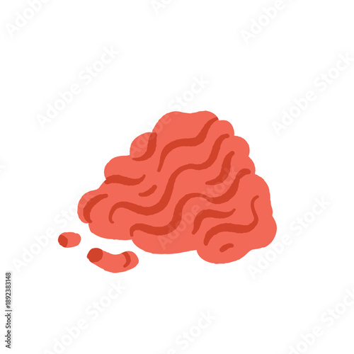 Cartoon meat. Fresh meat products. Culinary, grocery raw pork, beef steaks, chicken, turkey, sausage, bacon, pork belly, ham, poultry, ribs. Meat market vector set