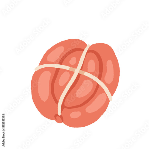 Cartoon meat. Fresh meat products. Culinary, grocery raw pork, beef steaks, chicken, turkey, sausage, bacon, pork belly, ham, poultry, ribs. Meat market vector set