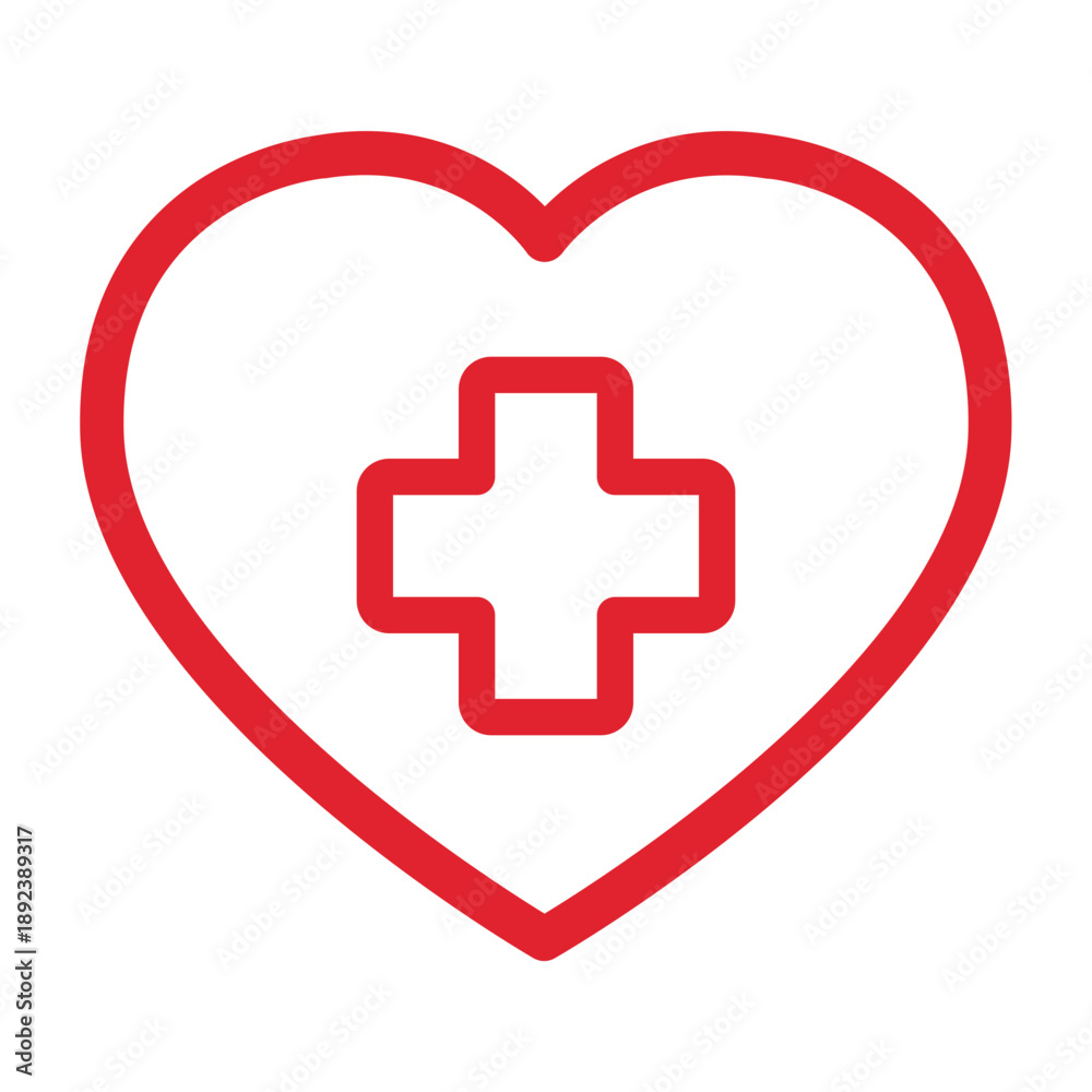 Obraz premium Vector graphic icon for Medical