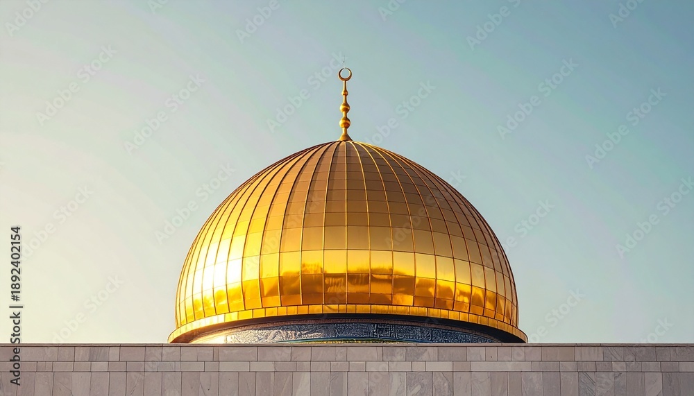 Obraz premium Golden Dome of the Rock Jerusalem.