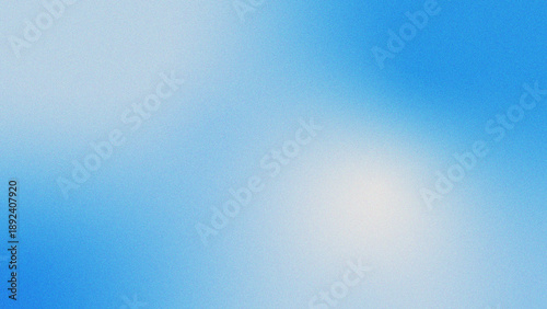 Abstract blue gradient backdrop featuring subtle noise texture and light reflections. Clean modern design with grainy pattern perfect for elegant digital banners and premium graphic templates.