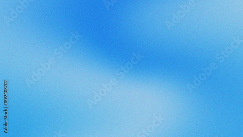 Blue abstract background with grainy texture and smooth gradient transitions. Modern digital design with noise pattern creates depth and atmospheric visual appeal for contemporary projects.