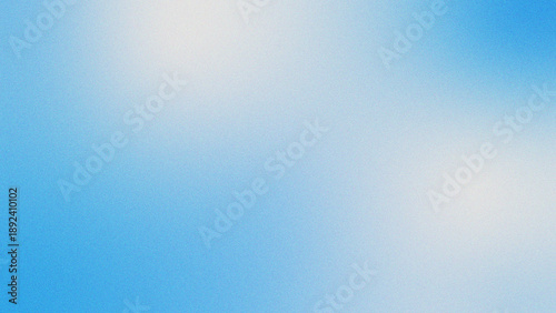 Abstract blue wallpaper features grainy texture and smooth gradient. Modern background design with light noise pattern ideal for winter-themed templates and premium digital concepts.