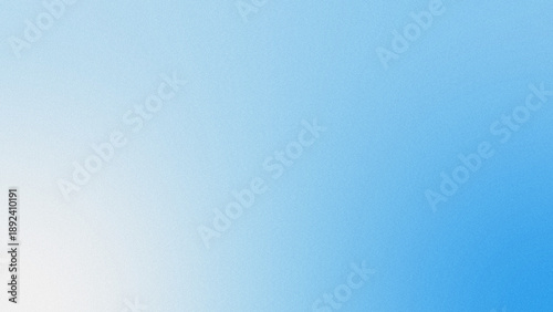 Blue gradient background with subtle noise texture creates modern abstract design. Light pattern adds depth to turquoise backdrop perfect for digital banners and luxury graphics.