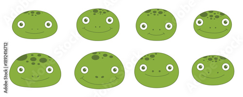 cute lizard set in kids style