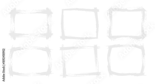 Watercolor brush strokes vector set Colorful paint swatches collection with splash and stain texture