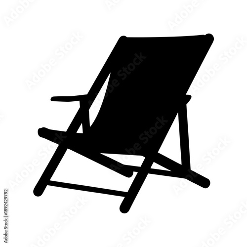 Modern folding beach chair