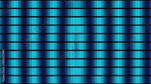 Blue Grid Pattern on Dark Background.