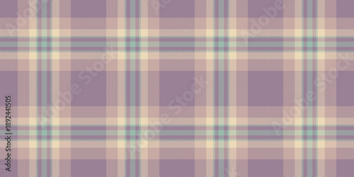 Chic seamless vector textile, flow background check texture. Bandanna fabric tartan plaid pattern in pastel and light colors.