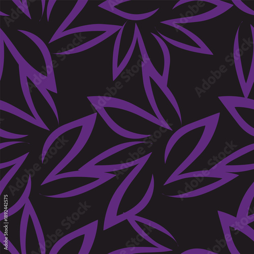 Seamless floral pattern, old fashion folk ornament with flowers branches. Cute botanical design, simple flower print: small hand drawn flowers branches arranged in a diagonal line. Vector pattern