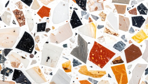 Wallpaper Mural Close-up of speckled mosaic with various colors and shapes Torontodigital.ca