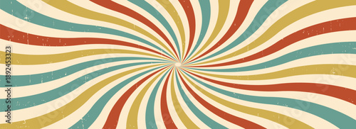  colorful grunge retro burst illustration abstract vintage