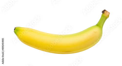 Canvastavla Ripe yellow banana PNG isolated on transparent background, tropical fruit rich i