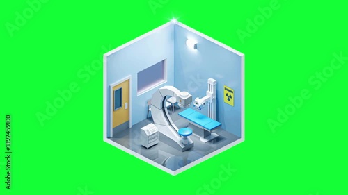 Wallpaper Mural Advanced Medical Imaging Room with modern equipment and bright lighting for diagnostic procedures Torontodigital.ca