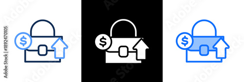 Career Path triple icon