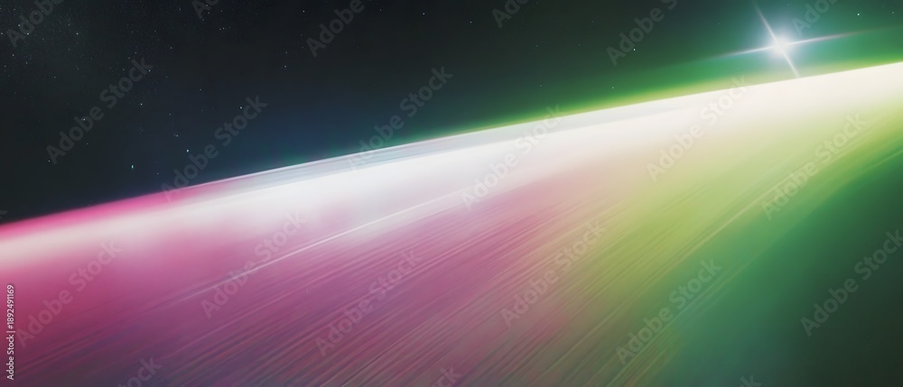 Fototapeta premium Colorful abstract, light leaks seamlessly blend.