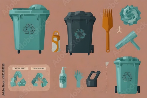 Environmental awareness trash removal