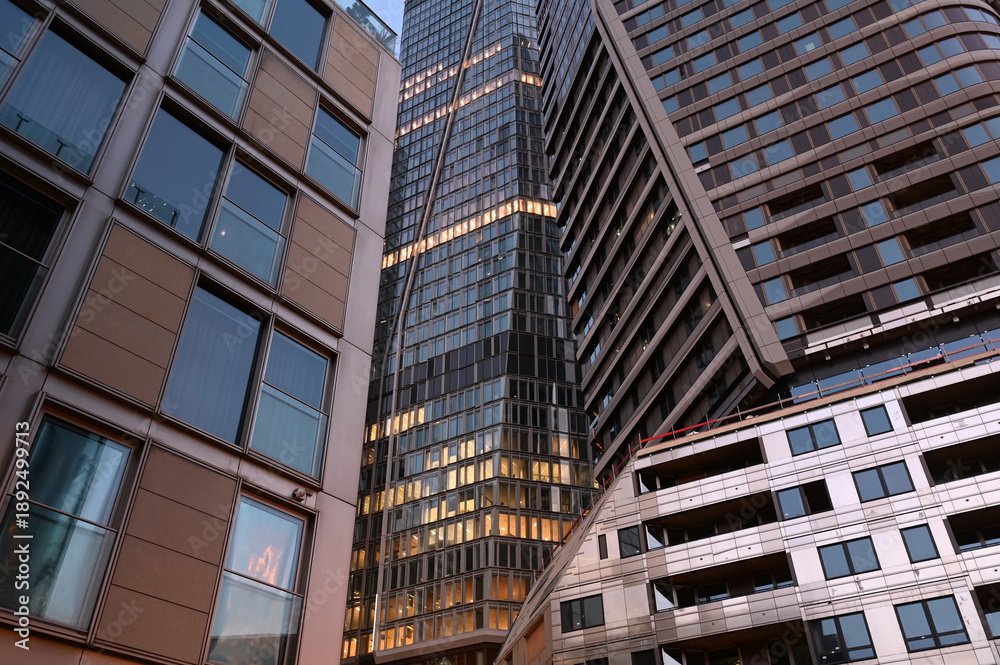 Fototapeta premium Hochhäuser in Frankfurt