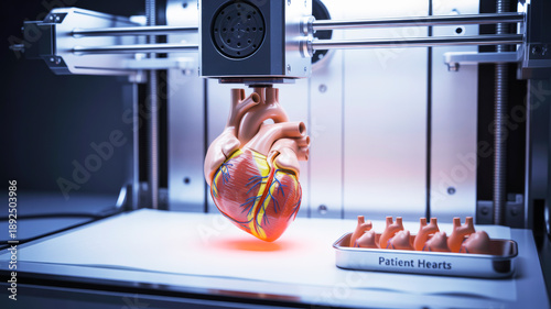 3D printed heart
