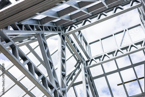 Фотография New home construction framing