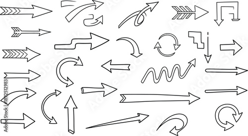 Collection of various arrows and pointers