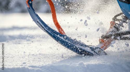 International Snowmobile Ride Day Winter Adventure Celebration in Snowy Landscape