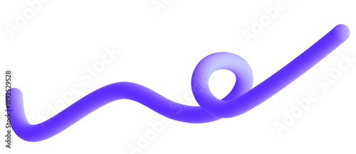 Purple Wavy Line Design
