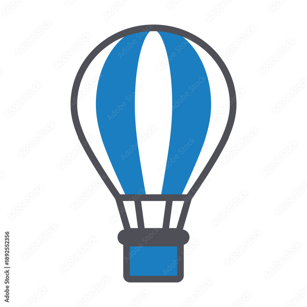 Obraz premium Hot Air Balloon Vector icon which can easily modify or edit