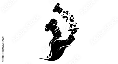 vector silhouette of a man