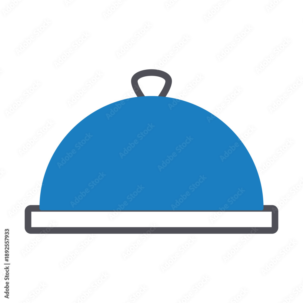 Obraz premium Cloche Vector icon which can easily modify or edit