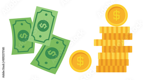 Flat vector illustration of a woman sitting on a chair in an office with a laptop, flat vector, colorful, white background, simple cartoon style