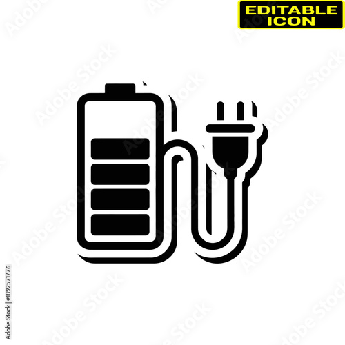 Battery charging icon