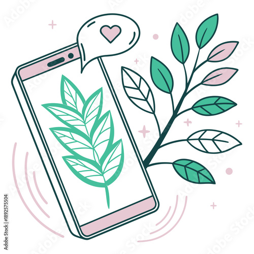 Smartphone Addiction Recovery Concept