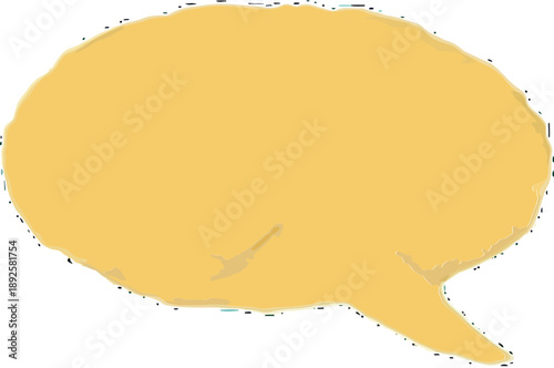 Vector  illustration of Cartoon rocket ship on scrap paper illustration isolated on transparent background