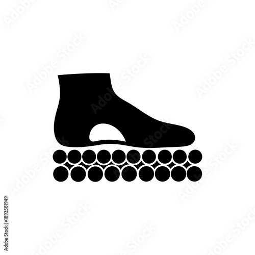 Foot Massage or Reflexology Minimalist Icon Design