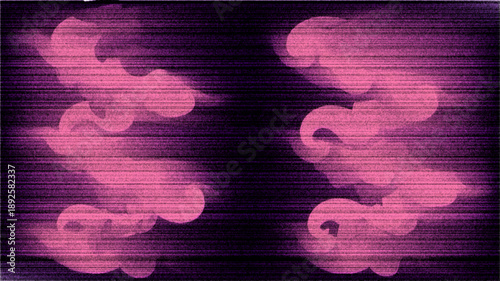 Dreamy Pink Smoke Swirls In Purple Haze Creating Abstract Neon Background

