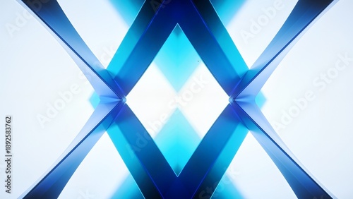 Blue geometric abstract pattern