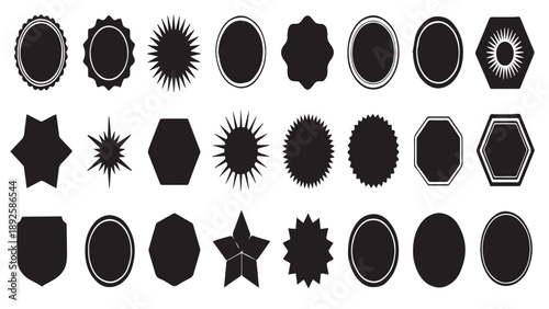 MobileSet of sale sticker, price tag, starburst, quality mark, sunburst badges, retro stars